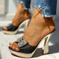 Bowknot Crystal High Heels